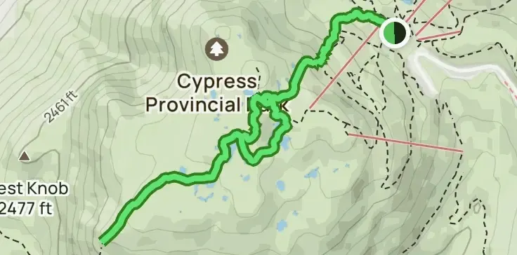 Eagle Bluffs route map preview