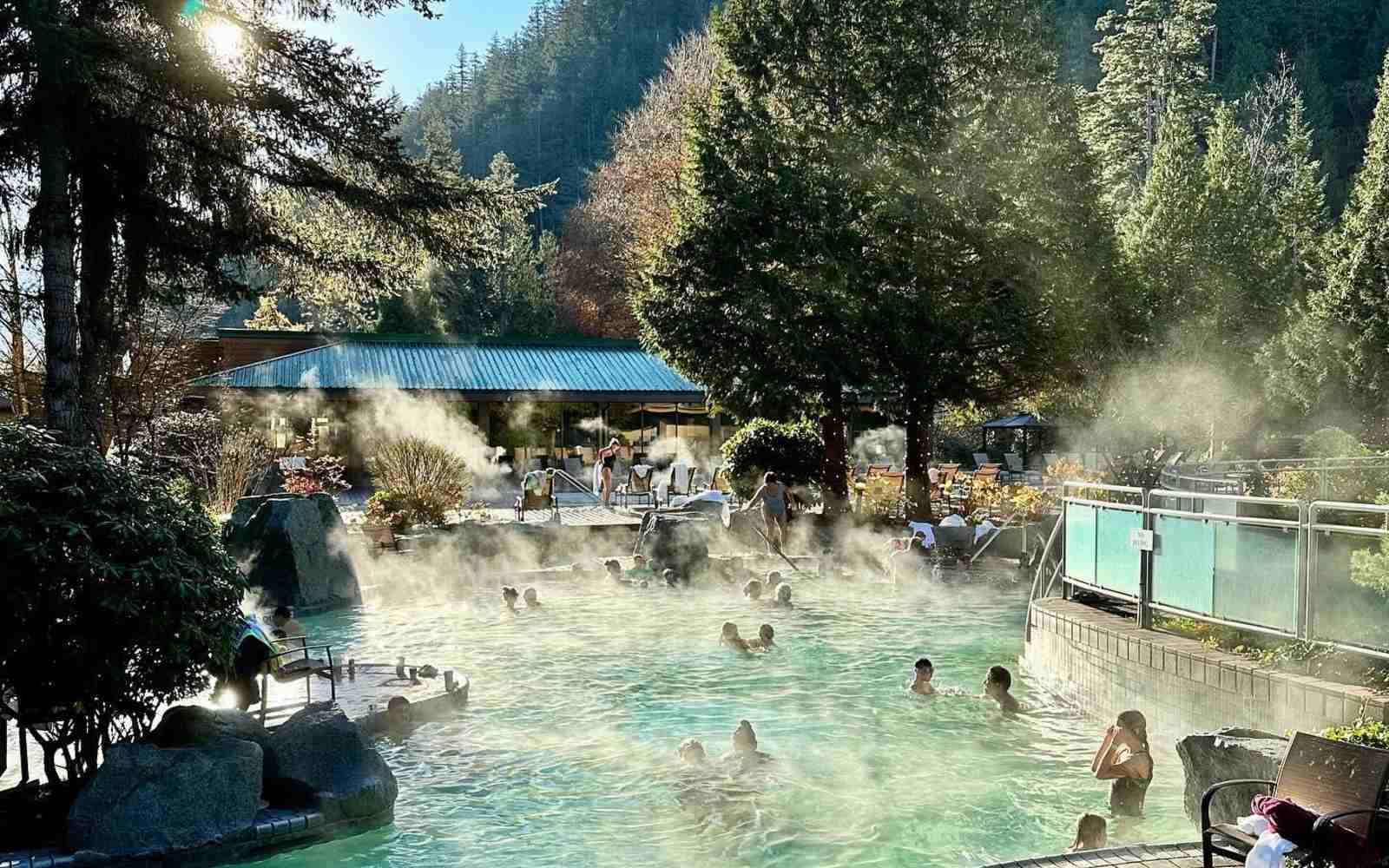 Harrison Hot Springs waterfront village