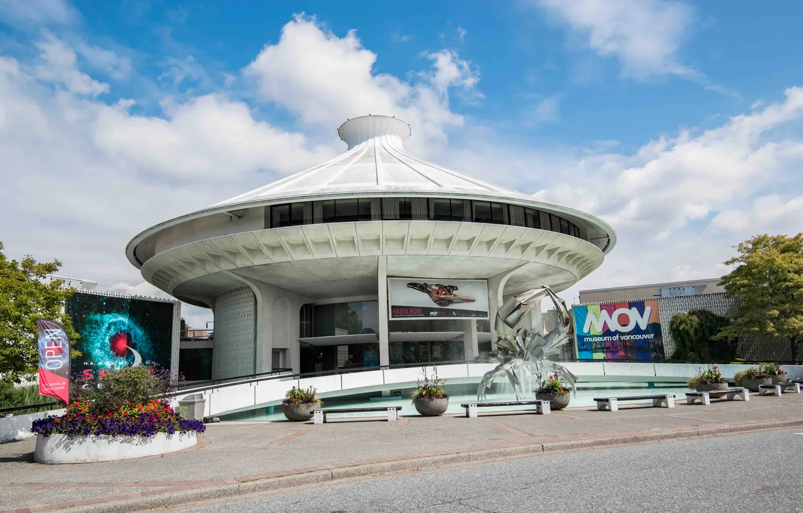 Planetarium and astronomy exhibits in Vanier Park.