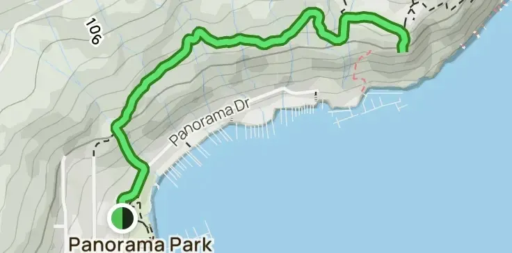 Quarry Rock route map preview