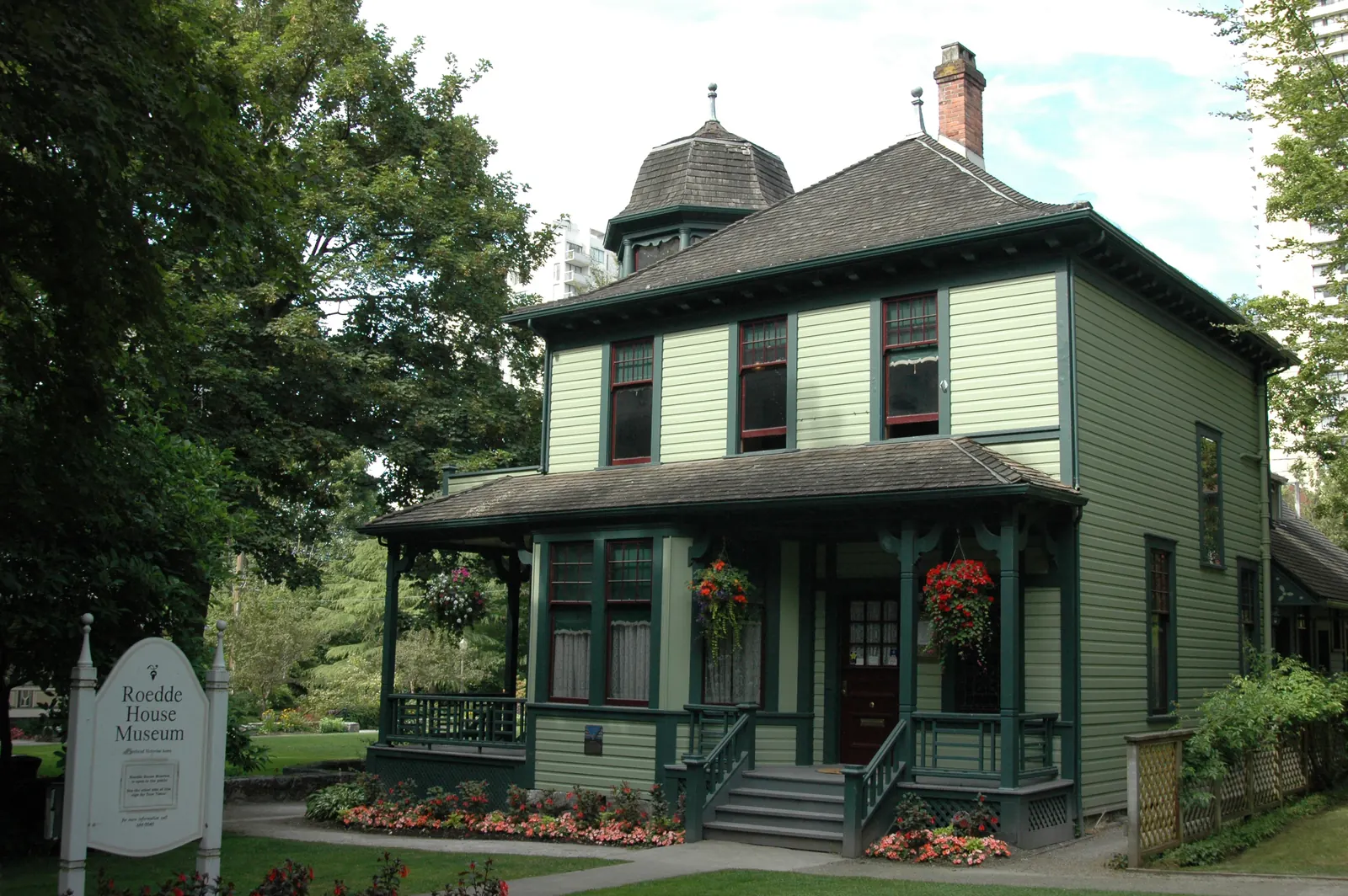 Historic neighborhood architecture and streets.