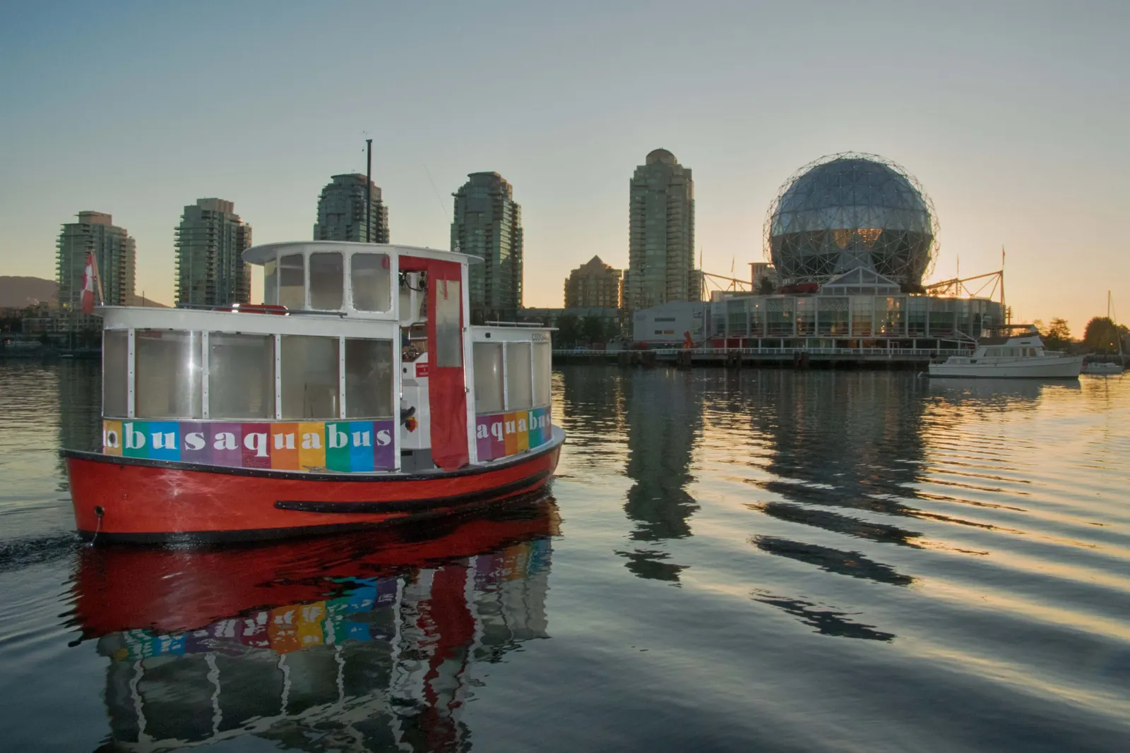 False Creek water transit boat in Vancouver.