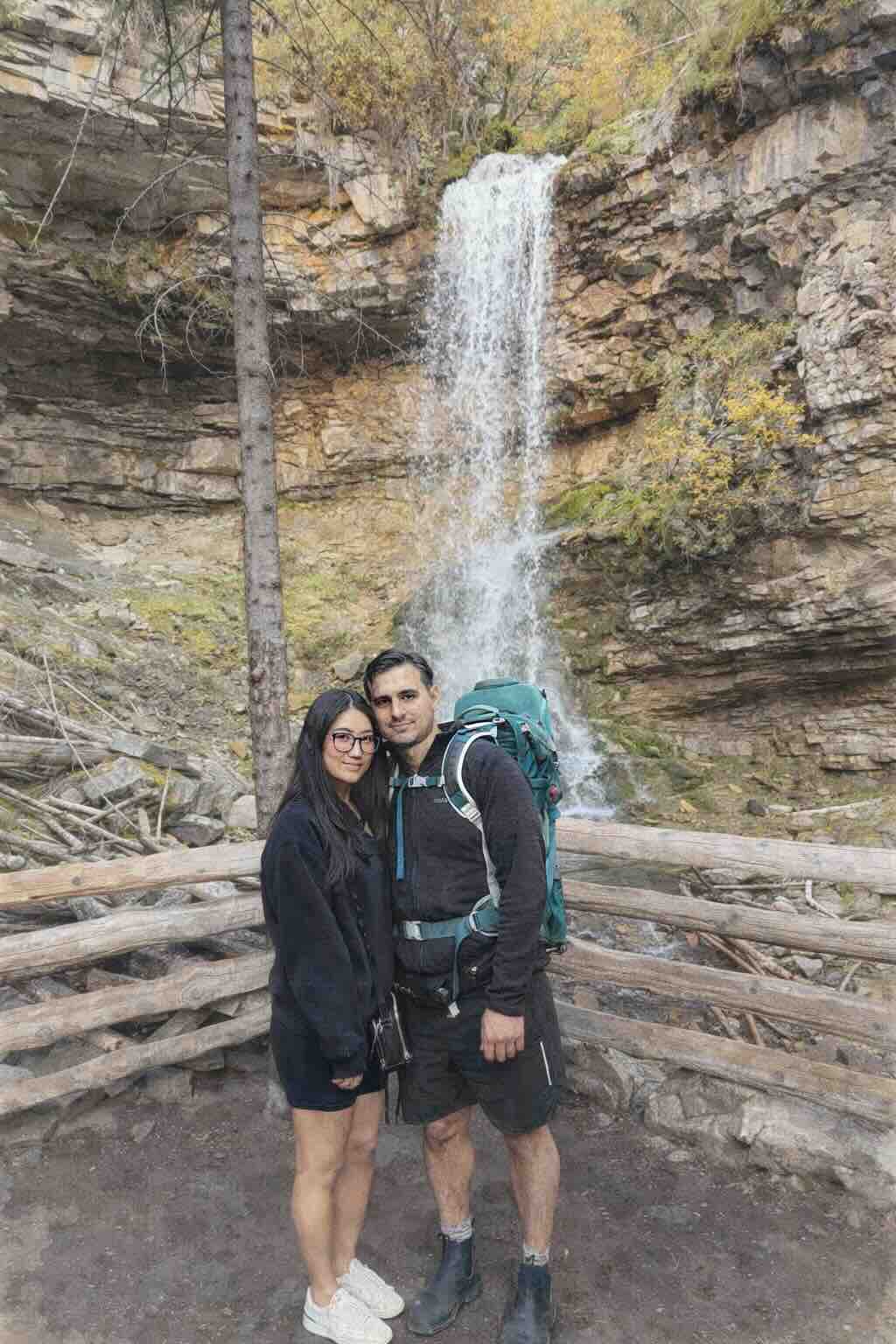 Mountain hiking trail near Vancouver
