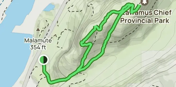The Chief route map preview